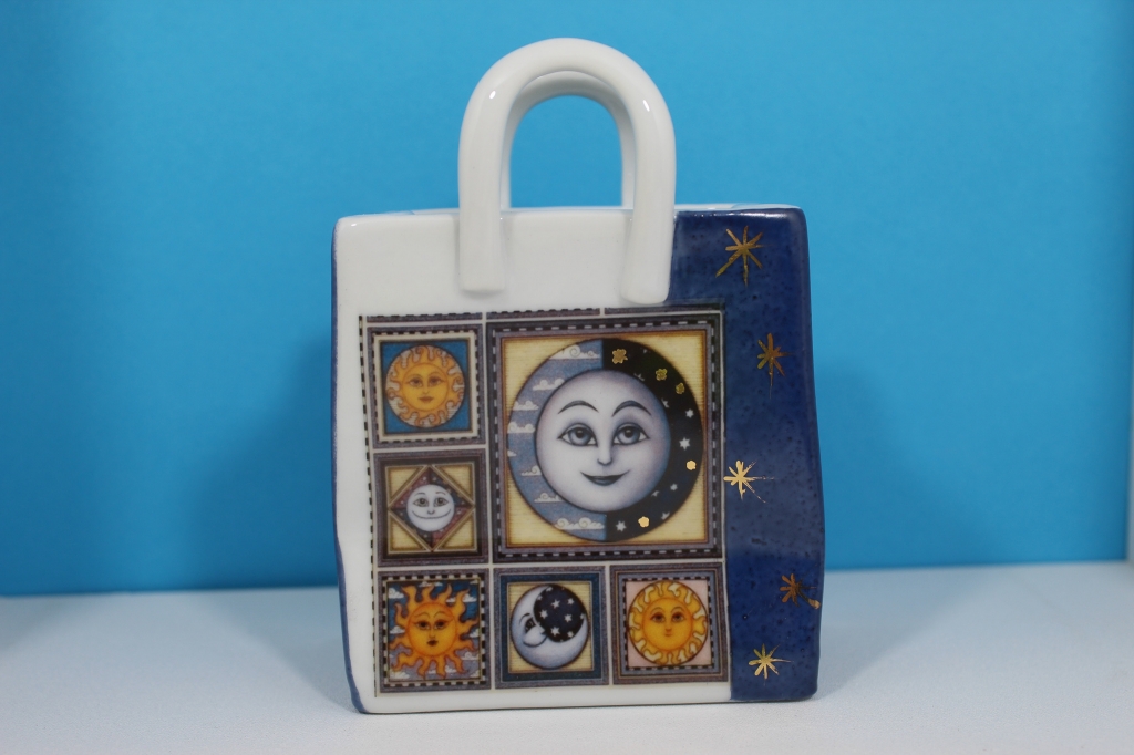 Handbag sun blue stars